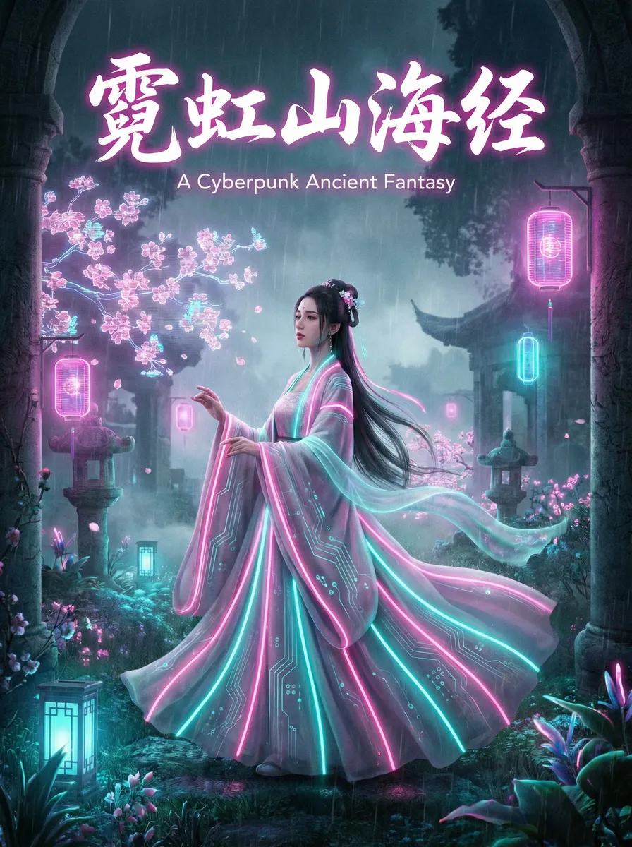 舔穴 古风奇缘短剧 - 霓虹山海经海报